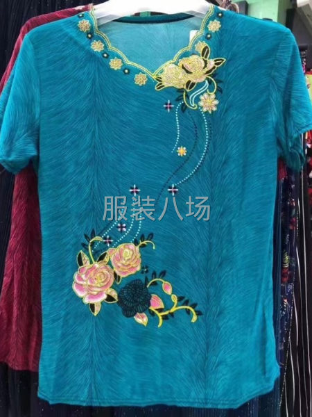 中老年女短袖t恤均码大版型多款式-第1张图片