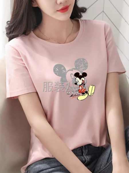 纯棉女短袖t恤优质量靓货-第2张图片