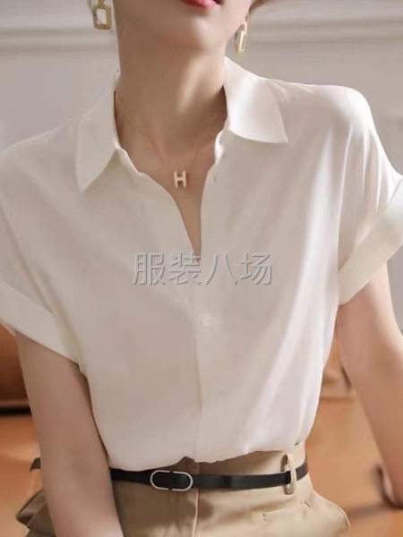 潮流前线衬衣单款单色-第4张图片