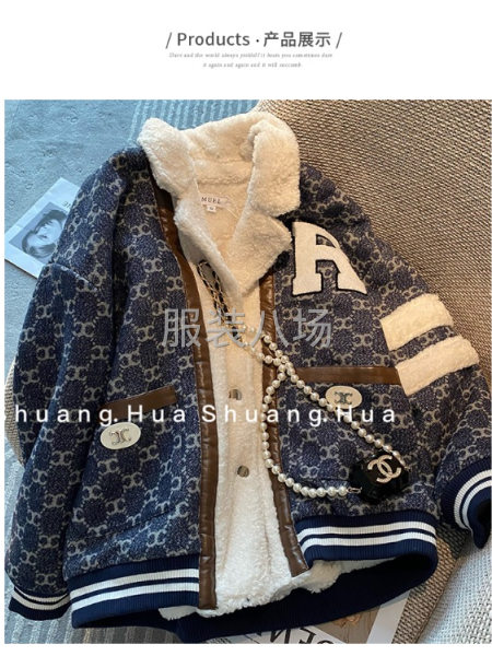 100件仿皮革/羽绒服/棉衣/牛仔/夹克风衣/Polo衫/女-第5张图片