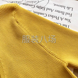 undefined - 批发亮黄色短袖针织衫1万件 - 图8
