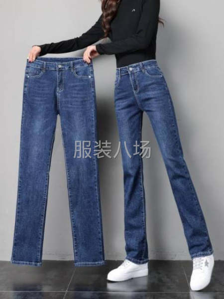 女装牛仔裤尾货批发都是新款靓货-第2张图片
