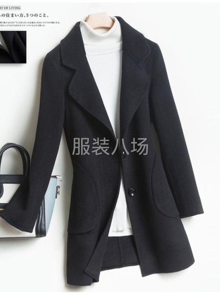 全毛雙面呢中長款2000件批發(fā)，廠價298元一件-第4張圖片