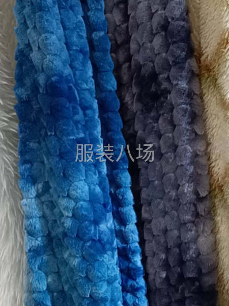 自己织布（主营麂皮绒人造毛PU假皮羽绒服面料）-第4张图片