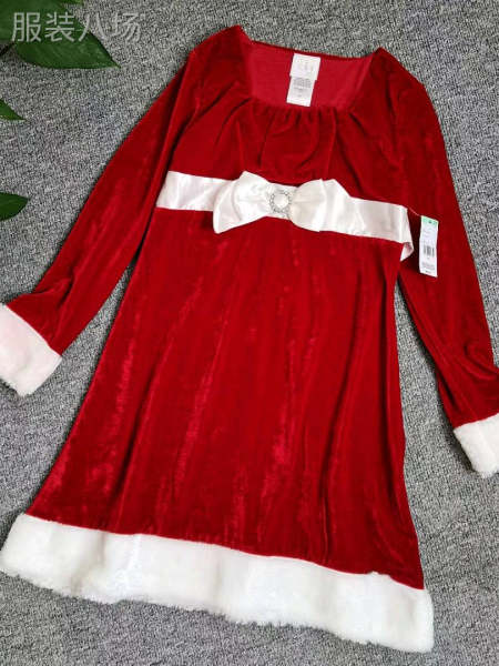 欧美单童装裙子节日装圣诞装3千件-第5张图片