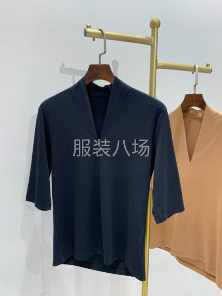 批发v领休闲服1万件-第3张图片