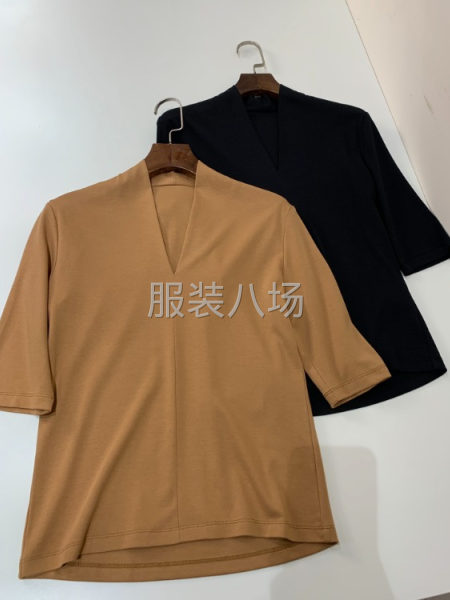 批发v领休闲服1万件-第1张图片