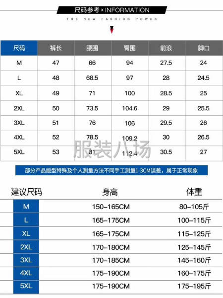 批發(fā)褲子1620件-第6張圖片