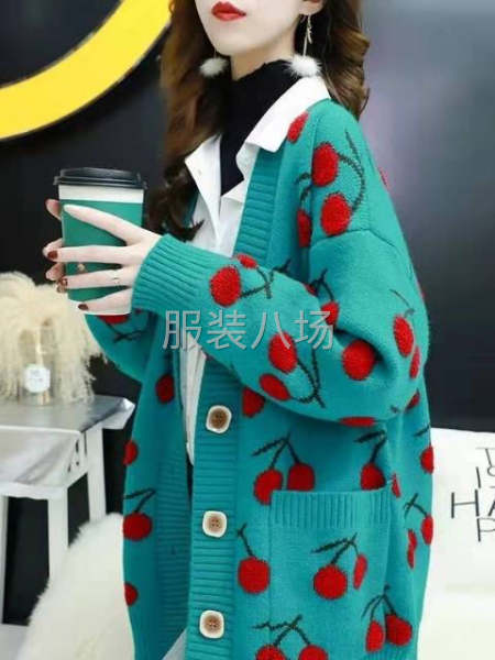 大版卡通女装开衫毛衣靓货款式-第4张图片