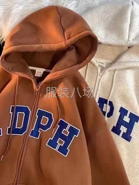 男装加绒拉链开衫卫衣-第7张图片