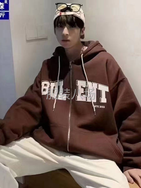 男装加绒拉链开衫卫衣-第4张图片