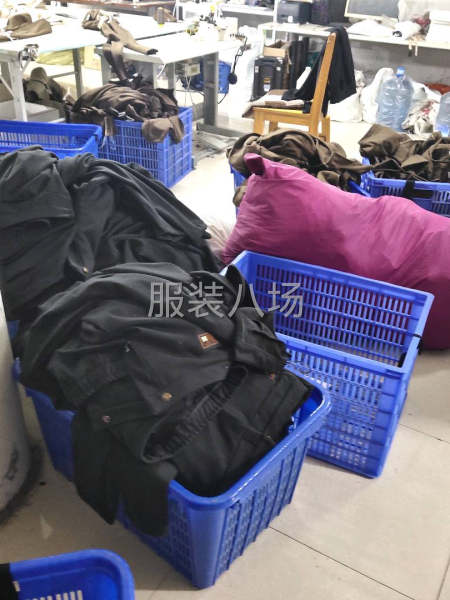 专业锁边化纤女裤锁五线带锁零料一名-第4张图片
