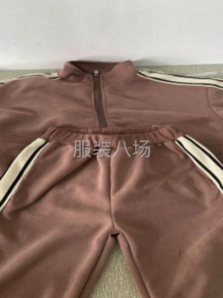 招本地加工做针织拉链套装-第1张图片