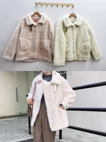 女装羊羔毛外套-第4张图片
