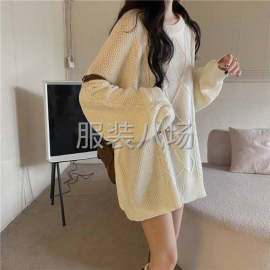 undefined - 包芯纱女装中长款套头毛衣 - 图3