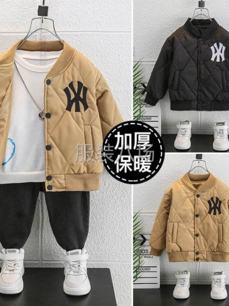 招加工厂做简单绗棉棒球服-第1张图片
