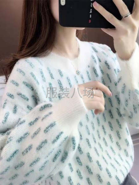 女装水貂绒毛衣套头尾货-第6张图片