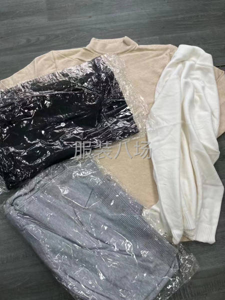 包芯纱 面料很舒适 有高领 半高领 面料舒适柔软弹力-第6张图片