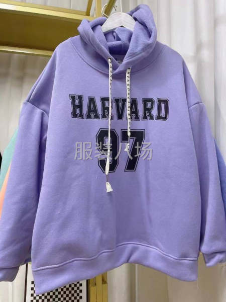 颗粒绒套头卫衣女装靓货新款-第4张图片