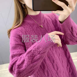 undefined - 羊毛衣套头女毛衣厚款冬天 - 图5