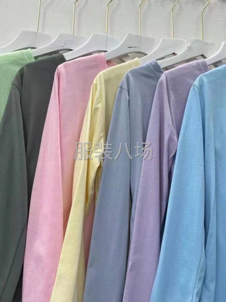 批发长袖纯色T恤1.1万件-第5张图片