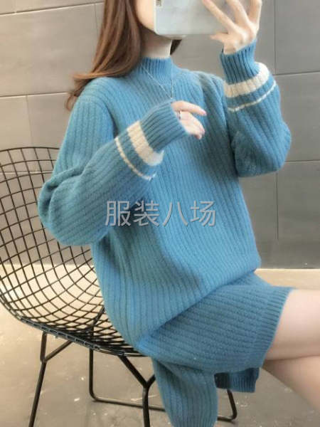 厚款包芯纱中长款女毛衣尾货-第4张图片