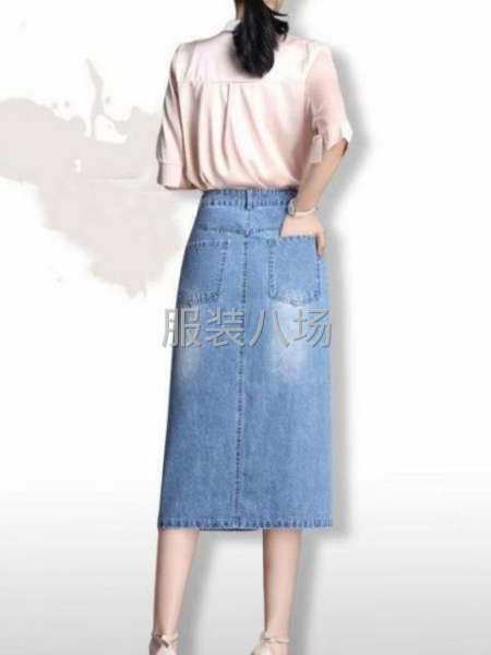 批发牛仔群800件-第1张图片