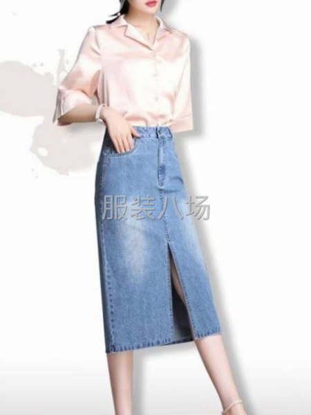 批发牛仔群800件-第2张图片