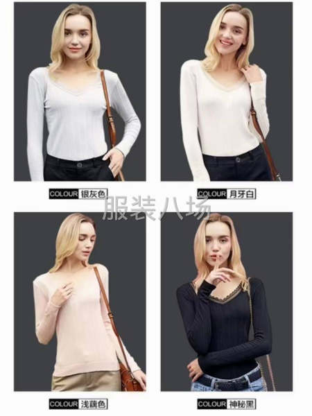 批发蕾丝打底衫1万件-第9张图片
