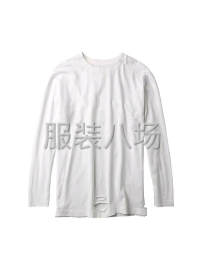 undefined - 男破洞长T恤潮牌纯棉，大版型，黑白颜色，M~3XL，280件 - 图3