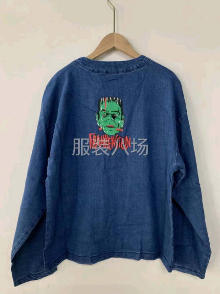 120件牛仔上衣 M-2XL。独立包装。全清6.8-第2张图片
