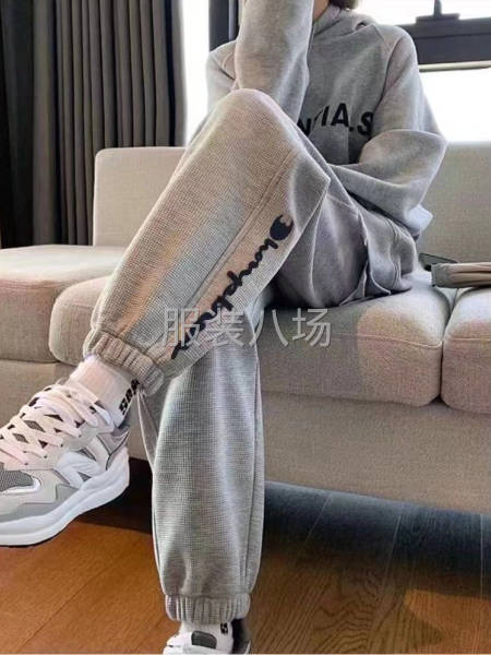 『女装.品牌华夫格休闲裤』-第4张图片
