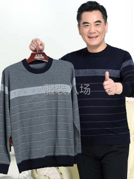 男装套头毛衣尾货靓货款式-第4张图片