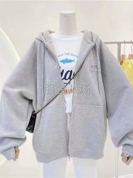 女装拉链卫衣多款式现货-第4张图片