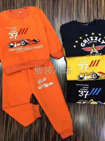 童装套装卫衣尾货批发-第7张图片