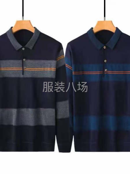 纯棉男装翻领长袖t恤齐码-第7张图片