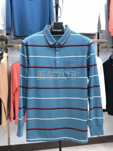 纯棉男装翻领长袖尾货-第3张图片