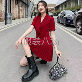 undefined - 女装设计感西装连衣裙 - 图3