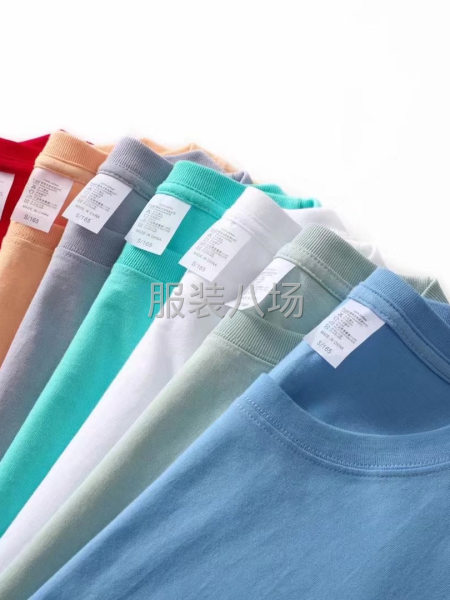 纯棉T恤180-200-230克批发价7-13，无尾货-第1张图片