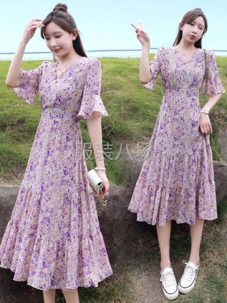 女装连衣裙尾货超仙女款式-第3张图片