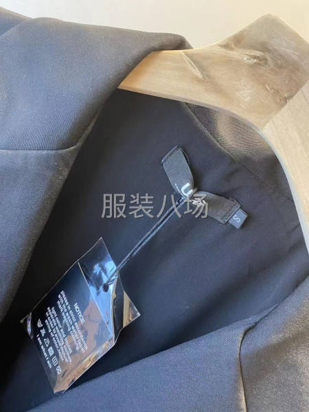 『女装.高端雪纺拼接大衣』西装外套设计感小众风衣-第5张图片
