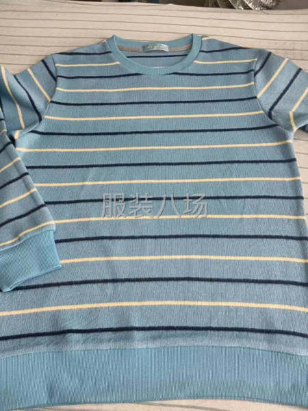 纯棉条纹长男装长袖衫-第6张图片