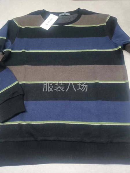 男装条纹长袖靓货款式厂家直销-第2张图片