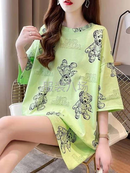 印花女装短袖多款靓货-第2张图片
