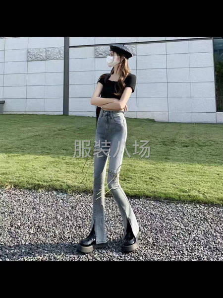 春秋新款设计感牛仔裤-第2张图片