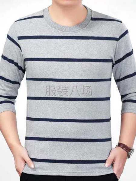 纯棉男士圆领长袖t恤-第6张图片