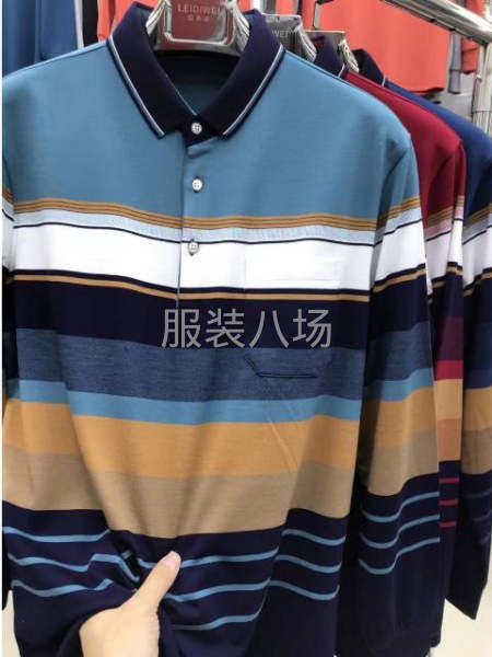 男装翻领长袖衫老人衫-第7张图片