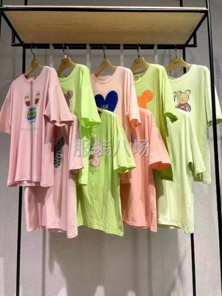女短袖印花大版型女短袖-第7张图片