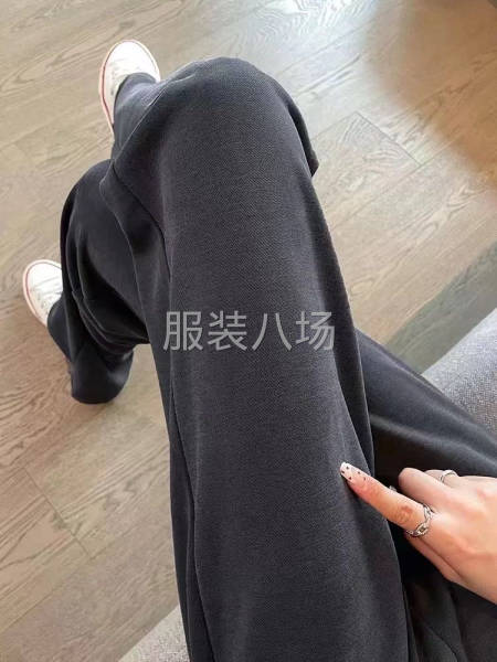 『女装.高品质铜胺丝直筒拖地裤』大版型 高弹力-第7张图片