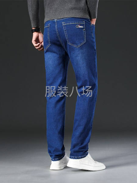 男装高弹力牛仔裤齐码-第6张图片